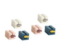 NIYANGLE 2 Set Estrattore Per Dentifricio Manuale Squeezer Per Tubetti Per Bagno Scuro Gli Sprechi E Ottimizza Uso Del Dentifricio 3 Pezzi*2