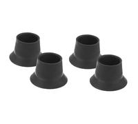 NIYANGLE 2 Set Tappetino Antiscivolo Tappeto Elastico Copertina Pastiglie Protezione Parti Di Trampolino Tappi Per Le Gambe Del Trampolino Sostituibili Gomma Da Cancellare Nero 2 Pezzi * 2