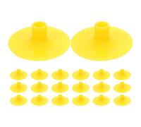 NIYANGLE 20 frecce con Ventosa: Accessori in Gomma per tiro con L'Arco con Punte morbide per Un Gioco Sicuro - Punte per frecce per Divertimento all'aperto e coordinazione Occhio-Mano