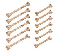 NIYANGLE 20 Mini Ossa Di Scheletro Finte Ossa Di Plastica Simulate Per Halloween Ciondolo A Forma Di Teschio Per Fai Da Te Accessori Per Feste Di Halloween E Cosplay.