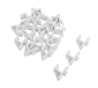 NIYANGLE 20 Pezzi Clip per Ripiani Frigorifero 20 Pezzi Staffe per Mensole Refrigerate in Metallo Ganci per Porta Frigorifero per Uso Domestico e Commerciale Supporto Stabile per