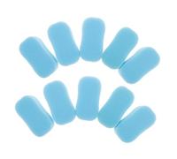NIYANGLE 20 Pezzi pennello di spugna spugne per dipingere spugna arricciacapelli spugna per il viso Spugne di autolavaggio spugne per il trucco spugna di vernice Sky-blue