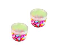 NIYANGLE 200 Pezzi Fermagli per Mini Clip Colorate Accessori Eleganti per Donne e Ragazze Fermagli Resistenti e Unici per Speciali