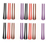 NIYANGLE 20paia Copritempi Antiscivolo Silicone Per Occhiali Leg Covers Colorati Bianco Per Comfort e Stabilità