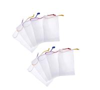 NIYANGLE 20pezzi Bubble Net Soap Saver Pouch Sacchetti Rete Per Sapone Fatti Mano Per Pulizia Viso e Corpo Colori Casual