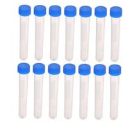 NIYANGLE 20pezzi Porta-Aghi Flaconi per Aghi da Cucito Contenitori Tappi Trasparenti Bottiglie per Ago da Maglia Piccole Cose Che Contengono