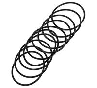 NIYANGLE 25 Pezzi Braccialetto in Silicone Elastico Nero, Morbido e Regolabile, Stile Retrò Anni 80, Adatto per Uso Quotidiano e Concerti, per Uomo e Donna