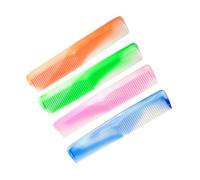 NIYANGLE 25pezzi Pettine Plastica Per Styling Dei Pettine Per Parrucchiere Doppio Per Sciogliere Nodi Per in Salone e Casa Per Tutti i Tipi