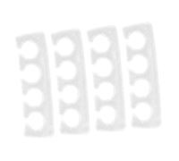 NIYANGLE 2paia Distanziatore Per Dita Dei Piedi in Silicone Separatore Per Dita Dei Piedi Riutilizzabile Distanziatori Per Unghie Dei Separatori Per Pedicure e Manicure Per Uso Domestico