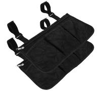 NIYANGLE 2pezzi Borsa Laterale Per Carrozzina Da Sacchetto Resistente Organizer Per Passeggini e Ausili Per Disabili Per Portare Oggetti Quotidiani Come Bevande e Accessori