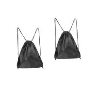 NIYANGLE 2pezzi Borsa Per Casco Da Sacchetto Immagazzinaggio Per Caschi Ciclistici Design e Compatto Chiusura Corda Per Accesso Facile e Sicuro Colore Nero