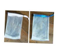 NIYANGLE 2pezzi Bubble Net Esfoliante Per Sapone Sacchetto Salva Sapone Rete Per Pulizia Viso e Corpo Bianco Strumento Artigianale Per Asciugare