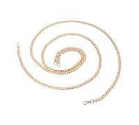 NIYANGLE 2pezzi Catene in Alluminio Dorate per Borse Cinghie per Borse Fai da Te Sostituzioni per Catene per Tracolla con Aragosta Accessori per Piccole