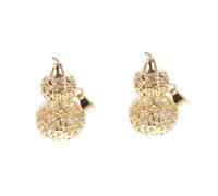 NIYANGLE 2pezzi Collana Pendente Hollow-out Design Calabash Per Donna Pendente Decorativo Per Gioielli Senza Catena Per Creazioni Fai Te e Regali Speciali