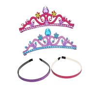 NIYANGLE 2pezzi Corona Per Bambina Forma Di Stella Marina Copricapo Per Compleanno in Stile Oceano Accessori Per Festa Di Compleanno