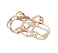 NIYANGLE 2pezzi Eleganti Fermagli Per Forma Di Metallo Elettroplaccato Accessori Alla Moda Per Acconciature Updo e Mezzo Clip Resistenti e Stabili Per Ogni Tipo Di