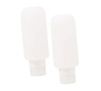 NIYANGLE 2pezzi Falconi da Viaggio Comprimibili Vuoti per Lozione Flaconi per Shampoo Trucco e Articoli da Toeletta Pratici e Portatili per Viaggi e Trasporti