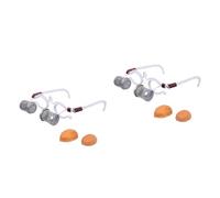 NIYANGLE 2pezzi Massaggiatore Per Occhi Di Noce Occhiali Per Moxibustione Ergonomici Calore Uniforme e Comodo Da Indossare Strumento Di Benessere Per Rilassamento Visivo e Prevenzione