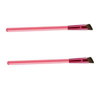 NIYANGLE 2pezzi Pennelli Per Sopracciglia Angolati Per Trucco Femminile Impermeabili e Resistenti Al Sudore Per Look Naturale e Definitivo