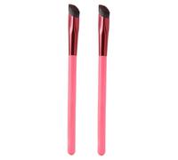 NIYANGLE 2pezzi Pennello Angolato Per Sopracciglia e Degli Occhi Strumenti Di Pratici Per Donne e Ragazze Di Pennelli Resistenti Per e Domestico