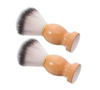 NIYANGLE 2pezzi Pennello Da Barba Con Manico Ergonomico Di Pennelli Per Rasatura Morbidi e Delicati Per Pulizia e Massaggio Viso Per Rasatura Umida e Cura Della Barba