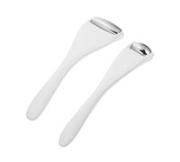 NIYANGLE 2pezzi Rullo di Ghiaccio per Viso Massaggiatore Anti-affaticamento degli Occhi Strumento per Massaggio Facciale Rullo Facciale Bastoncino per Massaggio