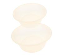 NIYANGLE 2pezzi Secchio Di Plastica Grande Trasparente Per Pediluvio Bacinella Per Piedi Vaschetta Per Massaggiatore Lavabo Per Pulizia e Lavaggio Del Viso