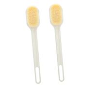 NIYANGLE 2pezzi Spazzola in Nylon per Massaggi da Bagno per Pulizia del Bagno e Igiene della Schiena Design Pratico Manico