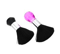 NIYANGLE 2pezzi Spazzola Per Parrucchiere Da Strumenti Per Pulizia Dei Capelli Spezzati Impugnatura Comoda e Testina Liscia Per Barbiere e Rasatura