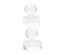 NIYANGLE 2pezzi Strumento Di Pressione Per Ombretto e Blush Stampatore Di Ombretto e Polvere Pressata Strumento Di Riparazione Highlighter Con Moldi Quadrati e Rotondi Utensile Portatile