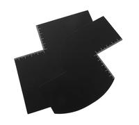 NIYANGLE 2pezzi Strumento Di Taglio Per Con Righe Di Misurazione Per Styling Della Barba Template Per Rifinitura Del Collo Strumento Di Grooming Fai Da Te Per Risultati Professionali