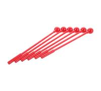 NIYANGLE 3 Paia Mazzuole in Plastica per Percussioni Manico Lungo Antiscivolo Bacchette per Xilofono Marimba e Glockenspiel per Scuola