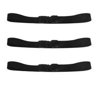 NIYANGLE 3 Pezzi Anello Ferma Sacco per Bidone Spazzatura, Reggisacco Nero | Plastica ed Elastico, Riduce Sprechi e Impedisce Scivolamento, Clip per Pattumiera Domestica