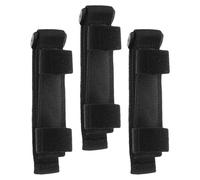 NIYANGLE 3 Pezzi Supporto Portautensili Regolabile Polsino per Anziani, Cinghia da Pranzo per Mani Deboli, Accessorio Leggero per Assistenza Alimentare e Uso Quotidiano