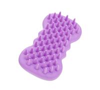 NIYANGLE 3 Pz Spazzola Per Shampoo in Silicone Spazzola Per La Schiena Strumento Multiuso Multistrumenti Per Per Doppia Faccia Viola Soffione Doccia Gel Di Silice Bambino