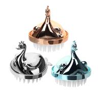 NIYANGLE 3 Pz Spazzola Per Shampoo Per Bambini Spazzola Antiforfora Spazzole Bagno Per La Crescita Per Bambini Lavatesta Lega Bambino Gomma Morbida Da Bagno