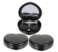 NIYANGLE 3 Set Di Custodie Da Viaggio Contenitori Bianchi Piccoli Contenitori Organizer Per Occhiali Con Pinzette Scatola Portaoggetti Squisita Porta Occhiali