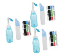 NIYANGLE 3 Set Lavaggio Nasale Più Pulito Detersivo Strumento Di Irrigazione Nasale Bottiglia Per Il Risciacquo Del Naso Rondella Nasale Pp Bottiglia Di Lavaggio Forniture Ausiliarie
