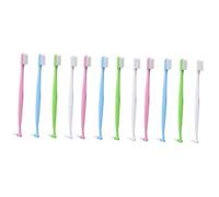 NIYANGLE 3 Set Spazzolino A Doppia Testa Spazzole Interdentali Teepees Baskees Spazzolino Intercapedine Spazzolino Denti Scovolini Dentali Spazzola Di Fermo Pennello Inter-brace 4 Pezzi * 3
