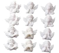 NIYANGLE 30 Pezzi Charms in Resina Piccoli Angeli Flatback per Decorazioni Scrapbook Accessori DIY per Cover Smartphone Progetti Creativi e Artigianato
