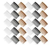 NIYANGLE 30 Pezzi Pettini Laterali per Chioma Vintage in Plastica, Pettini Flessibili 14 Denti per Acconciature Raccolte, Accessori Neutri per Donna e Uso Quotidiano