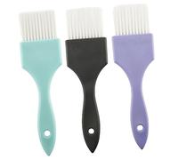 NIYANGLE 3pezzi Pennello Per Tintura Capelli in Abs e Nylon Strumenti Per Colorazione Capelli Uniforme Accessori Per Parrucchieri e Uso Domestico
