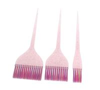 NIYANGLE 3pezzi Pennello per Tintura dei Capelli con Manico lungo Pettine per Mèches Setole Morbide per Applicazione di Colore per Capelli Strumento da Parrucchiere per Uso Domestico e Prof