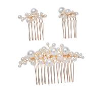 NIYANGLE 3pezzi Pettini Laterali Per Da Sposa Pettine Laterale Per Accessori Per Da Sposa Pettine Per Accessori Per