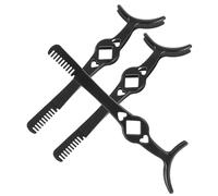 NIYANGLE 3pezzi Pinzette Per Ciglia Con Pettine Strumento Applicatore Per Ciglia Finte Pinzetta Per Extension in Acciaio Inossidabile Pinzetta Per Professionali