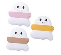 NIYANGLE 3pezzi Piumini Da Cipria Per Viso Piumino Per Trucco Asciutto Piumino Da Cipria Fantasma Da Donna Laccetto