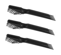 NIYANGLE 3pezzi Spazzola Per Capelli e Strumento Di Pulizia Adatto Tutti i Tipi Di Capelli Rimuove Efficacemente i Filamenti Polvere Leggero e Facile Da Trasportare Per Uso Personale e Prof