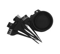 NIYANGLE 3sets Ciotole e Pennello per Tintura Capelli Kit per Colorazione Capelli per Donne Strumenti Pieghevoli per Tintura da Salone o Casa Pettine per Distribuire Colore Uniforme Ciotola