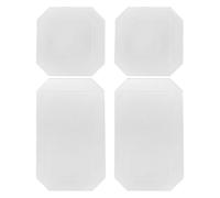 NIYANGLE 4 modelli per quilting - Stencil per quilting rettangolari in acrilico da 5x2,5'' e quadrati da 2,5x2,5'' - Righello trasparente per patchwork da cucito per marcare trapunte,