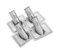 NIYANGLE 4 Pezzi Connettori in Metallo per Scopa Ricambi Resistenti per Pavimento Accessori Filettati per Manici Mop in e Spazi Commerciali